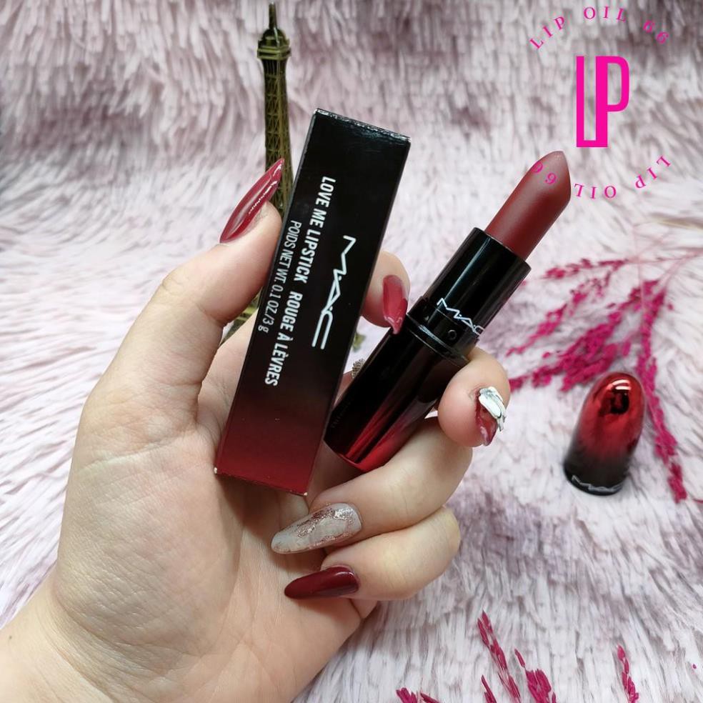 Son lì Mac love me lipstick rouge à lèvres Màu 423 E for effortless 3g sắc đỏ quyến rũ và mê hoặc | BigBuy360 - bigbuy360.vn