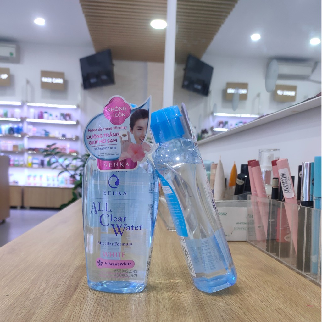 Nước Tẩy Trang Senka Micellar Dưỡng Trắng All Clear Water Micellar Formula White 230ml | BigBuy360 - bigbuy360.vn