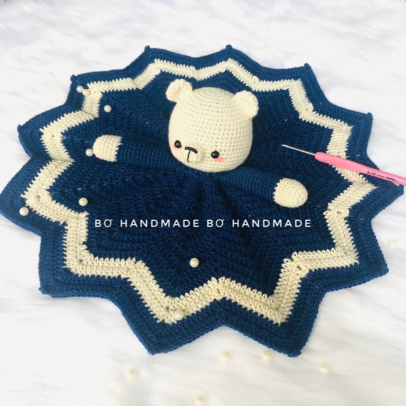 ❤️ GẤU NHỒI BÔNG❤️ Gấu “Ghiền” Handmade cực yêu cho bé, Cotton Hàn cao cấp