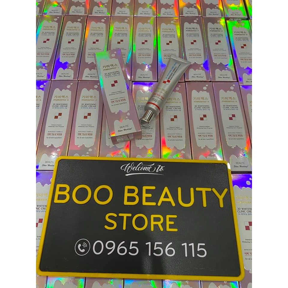 [Mã 2611TIEUDUNG100K giảm 8% đơn 500K] Kem Trắng Da chữa Nám Tàn Nhang MELASMA-X 3D WHITENING CLINIC - CREAM | BigBuy360 - bigbuy360.vn