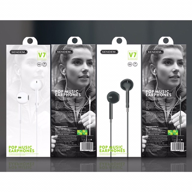 Tai nghe sendem V7 jack 3.5