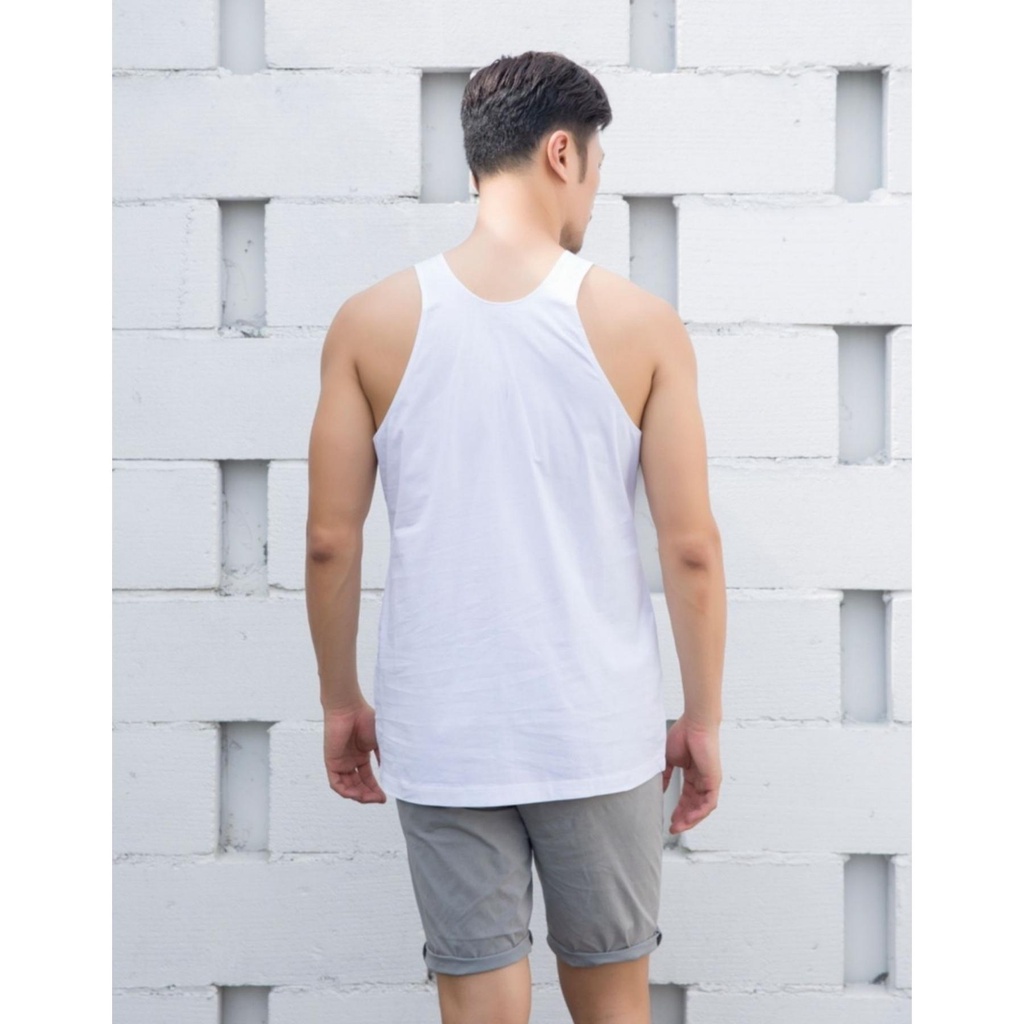 Áo ba lỗ nam cotton BASIC MAN mặc lót trong và tập Gym - A3L 001