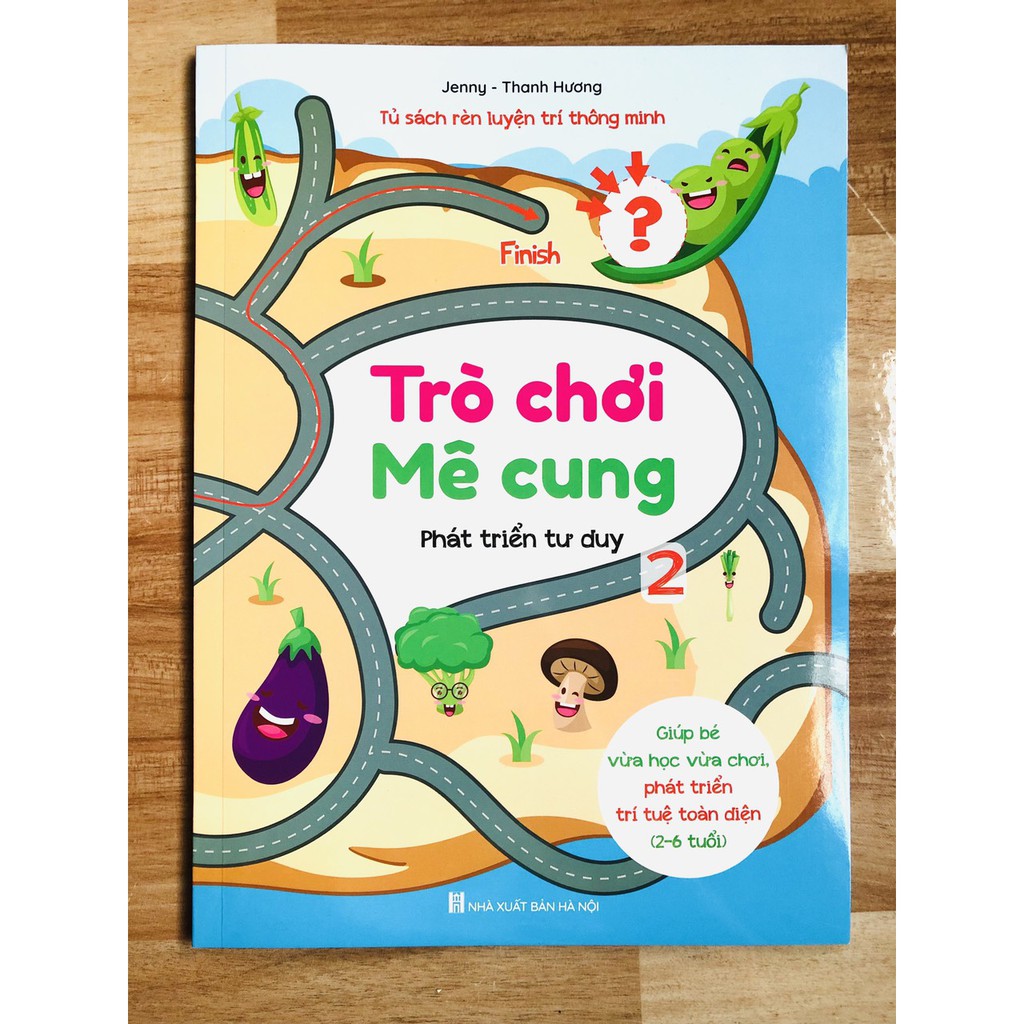 [Mã LIFEMALL99154 giảm 50K đơn 99K] Sách - Tro Chơi Mê Cung - Phát triển tư duy cho trẻ 2 - 6 tuổi - Quyển 2 (1 cuốn)