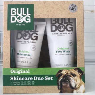 Combo sữa rửa mặt & dưỡng ẩm Bulldog của Anh