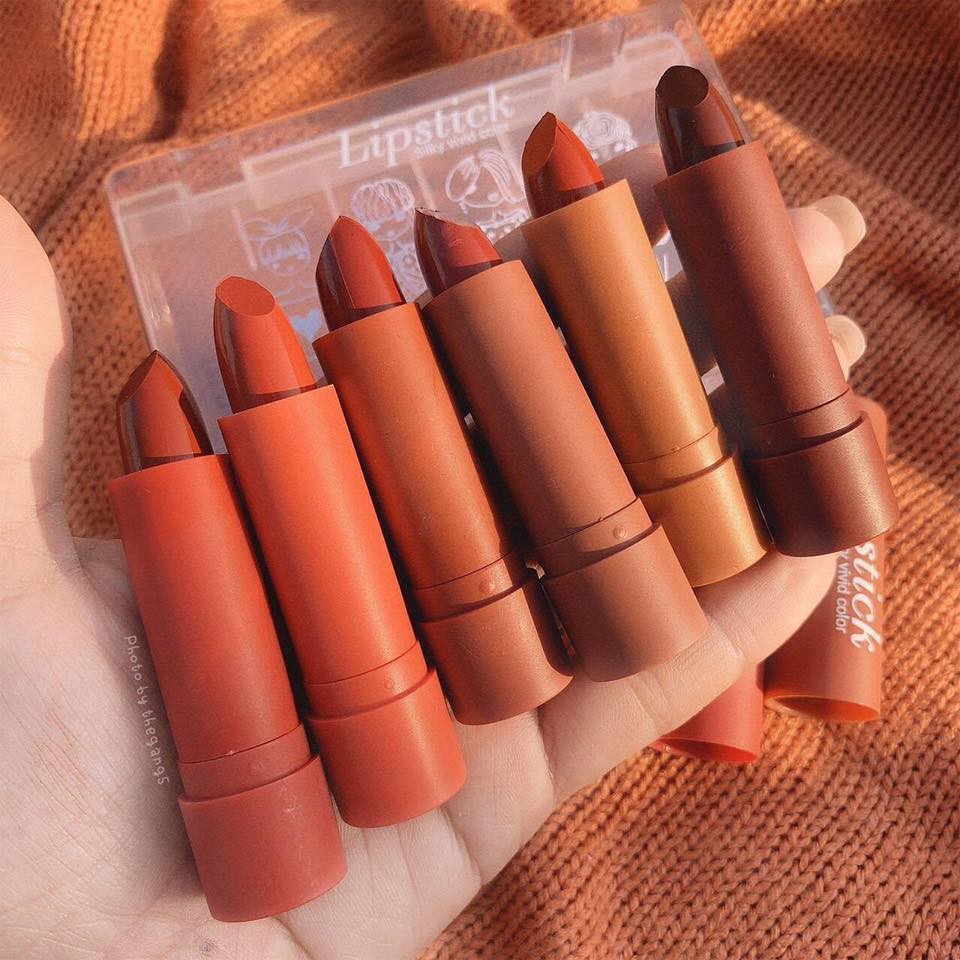 Set 6 Cây Son Fullsize Silky Vivid Color Heng Fang | BigBuy360 - bigbuy360.vn