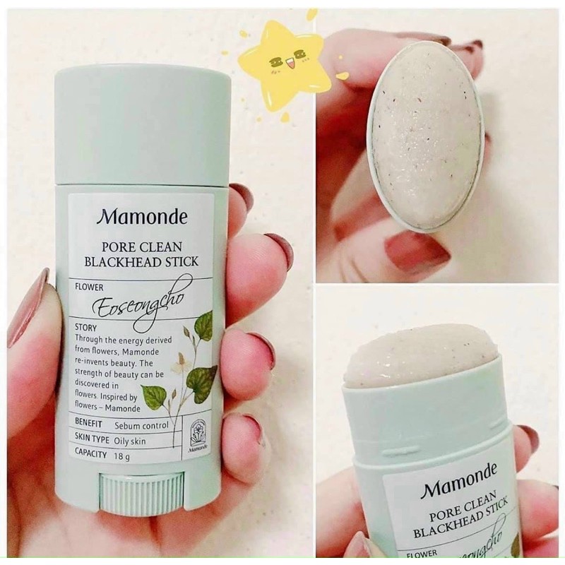 Thanh Lăn Mụn Đầu Đen Se Khít Lỗ Chân Lông Mamonde Pore Clean Blackhead Stick