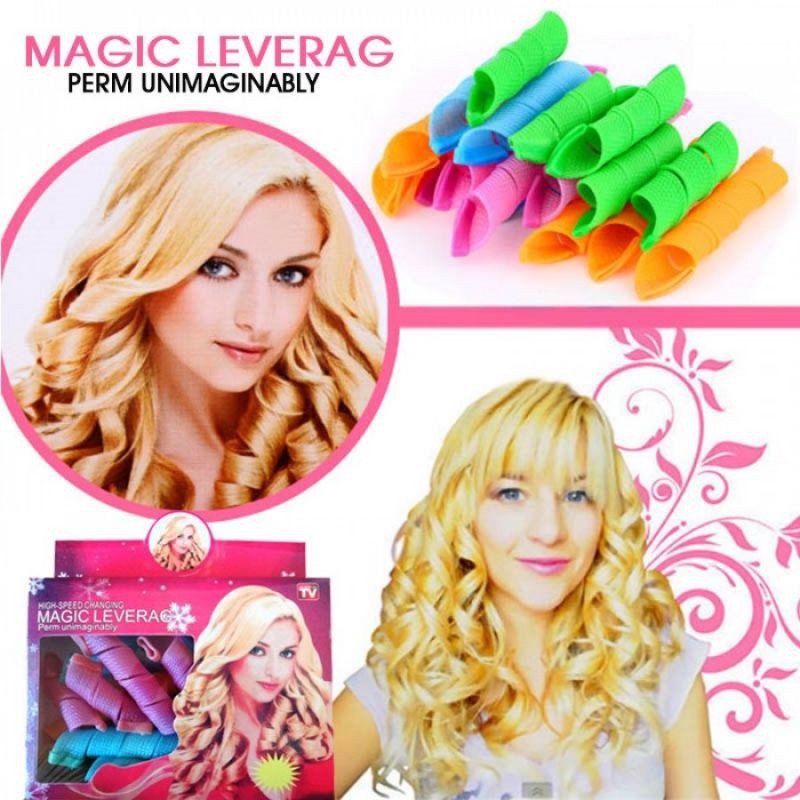 Bộ Uốn Tóc Không Dùng Nhiệt Magic Leverag