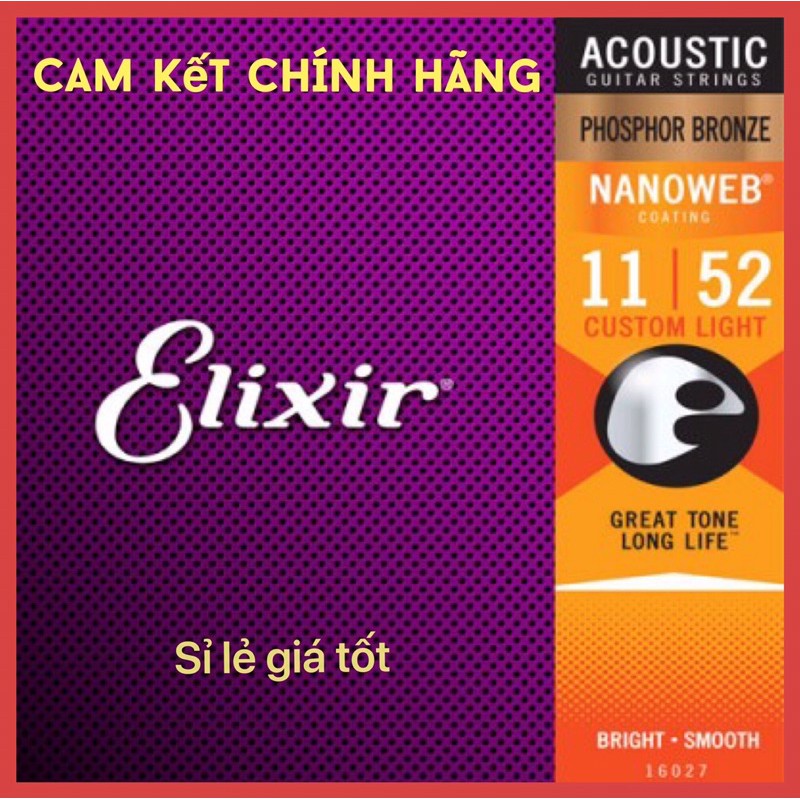 Dây Đàn Guitar Elixir Acoustic [CHÍNH HÃNG]