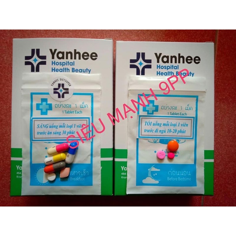 GIẢM CÂN YANHEE BOOST (9 viên/ ngày): Giảm mỡ cứng, nhờn thuốc