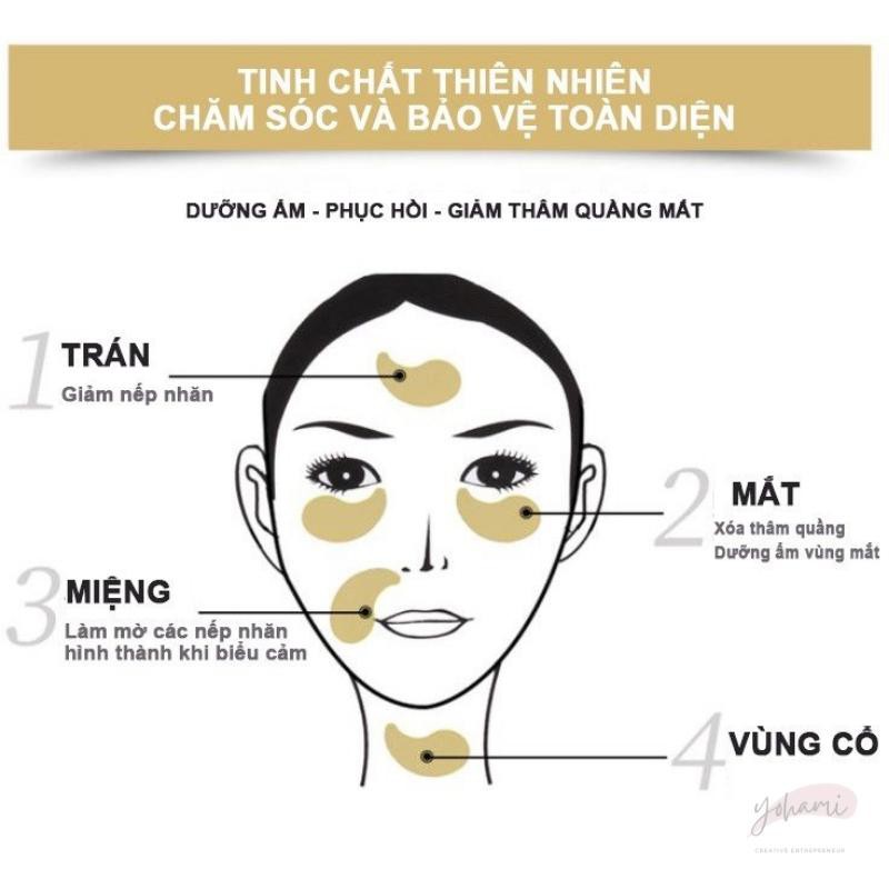 Mặt Nạ Mắt Collagen Crystal Mặt Nạ Chống Bọng Mắt Giảm Quầng Thâm Mắt Xóa Nếp Nhăn Trả Lại Làn Da Dưới Mắt Tươi Trẻ