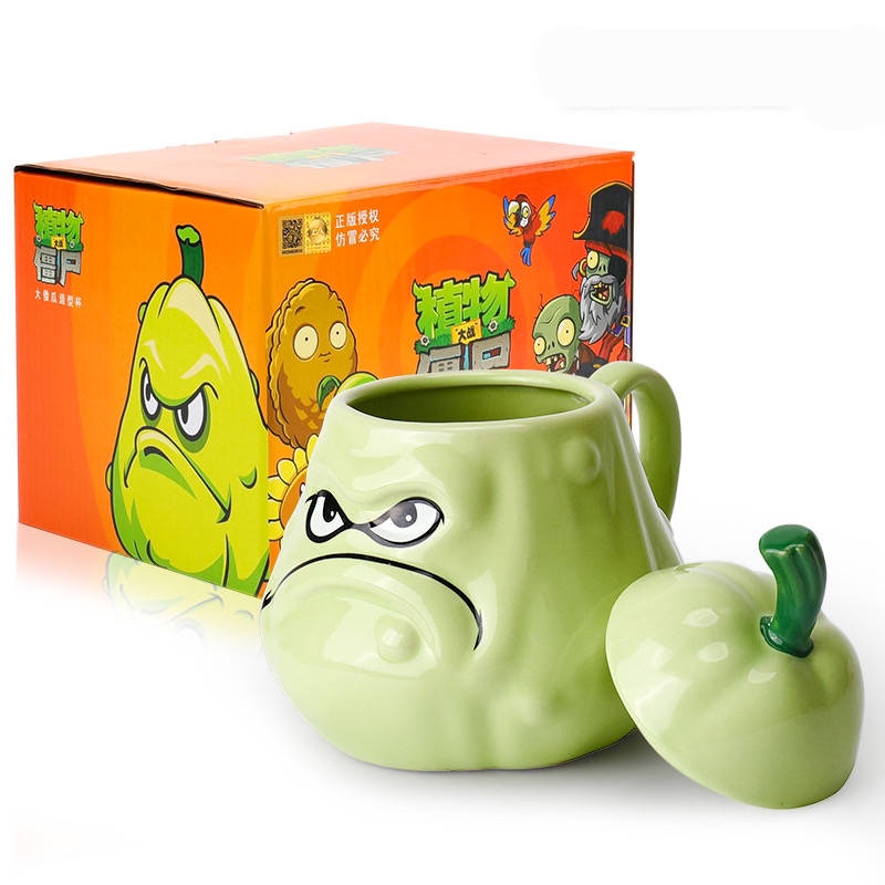 Cốc Uống Nước Bằng Sứ Hình Tổ Yến / Quả Bầu / Cây Dưa Hấu / Zombie Sáng Tạo Vui Nhộn20220825182546
