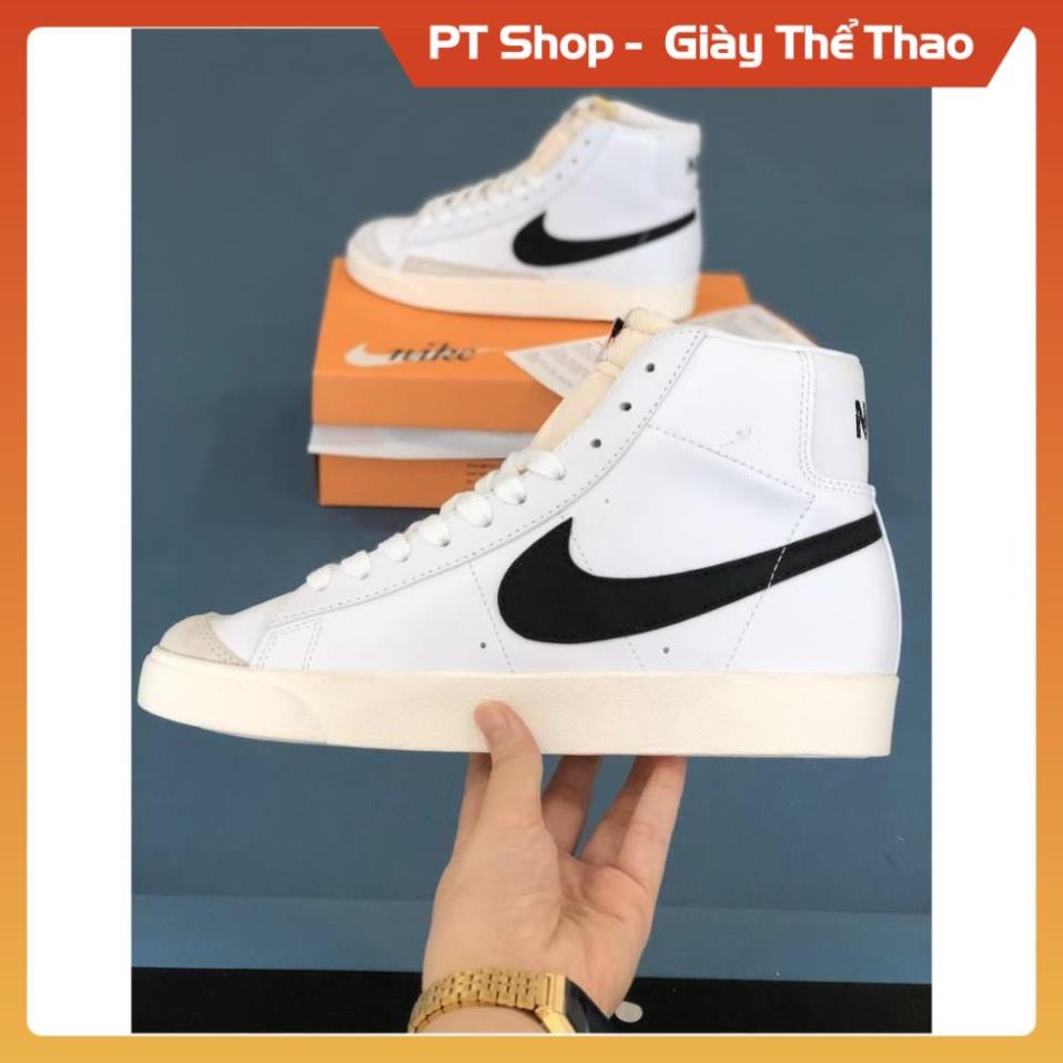 [Hàng Tốt + FreeShip] Giày Blazer Mid Top 77 viền đen chất lượng cao, Giầy Sneaker quá là ok mem