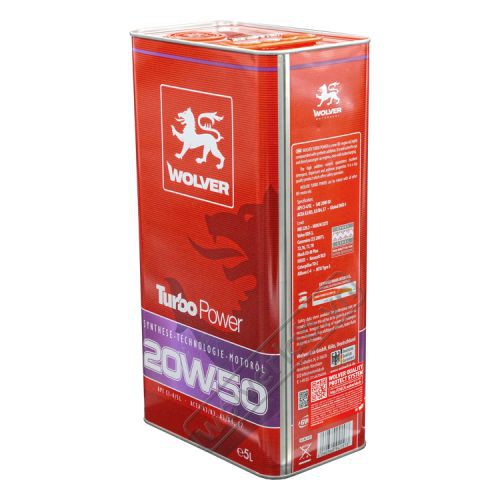 Wolver Turbo Power 20W-50 Ci-4 5L_Nhập 100% Đức