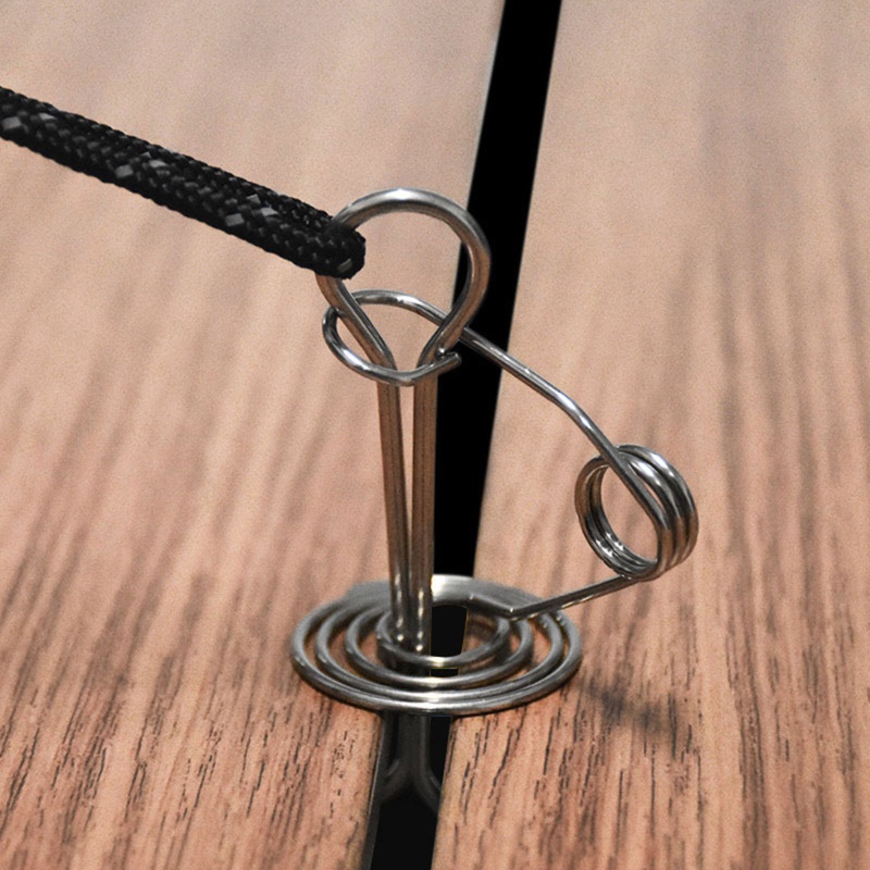 Bộ 10 Móc Lò Xo Hình Bạch Tuộc Dạng Xoắn Tiện Dụng Cho Cắm Trại Leo Núi