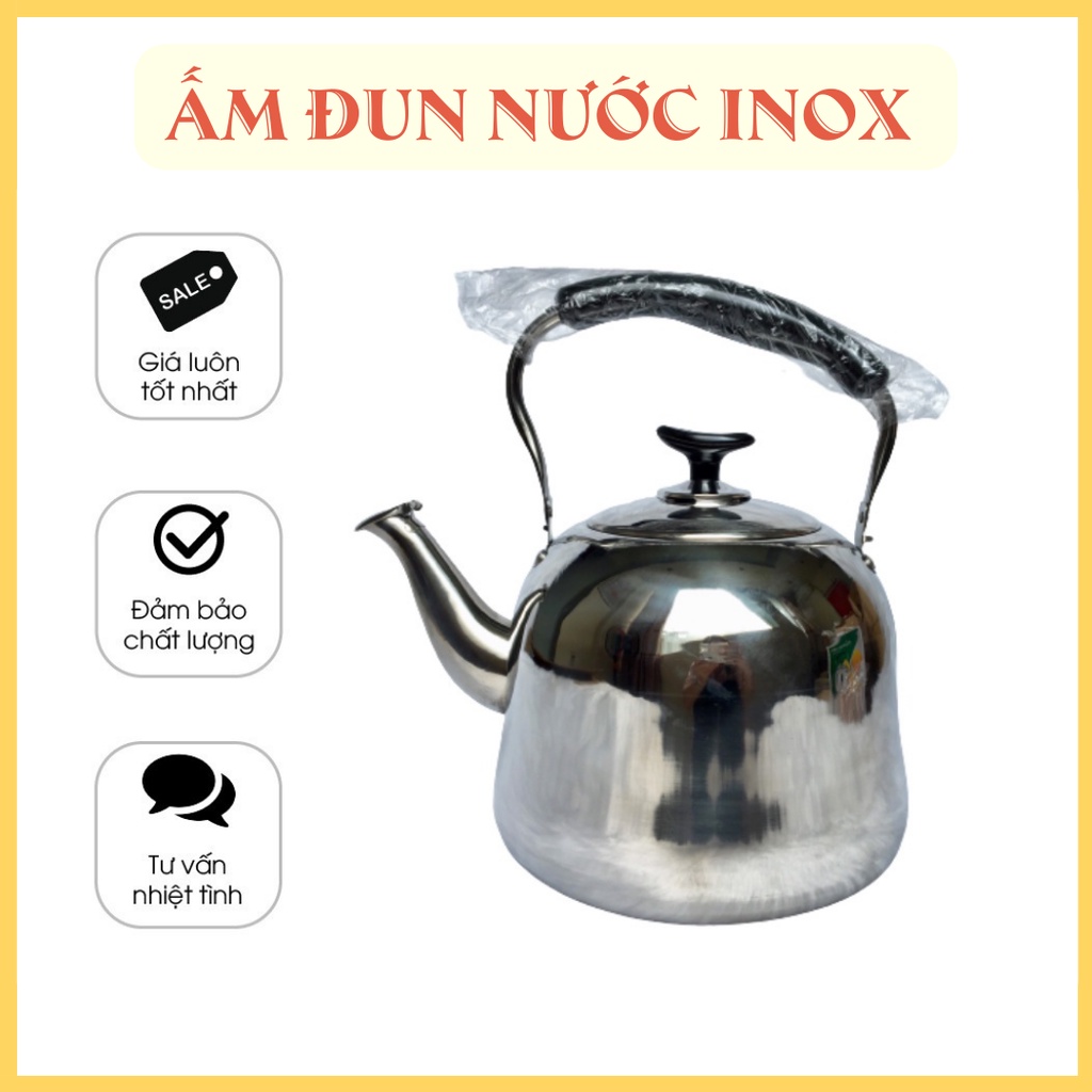 Ấm Đun Nước Thái Lan Inox Cao Cấp