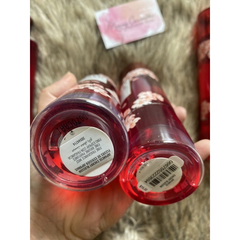 Xịt thơm, lotion dưỡng, cream body, Gel tắm Japaneses cherry blossom Bath & body works BbW