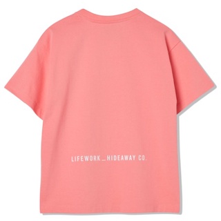(HÀNG CHÍNH HÃNG) Áo thun Life Work Basic Face Dog màu Hồng LIFEWORK PINK  LinhLyxAuth