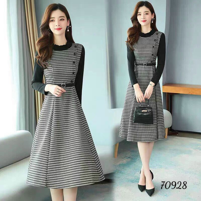 ĐẦM XÒE VOAN LỤA NỮ HỌA TIẾT CỰC ĐẸP PHÙ HỢP CHO CÁC NÀNG