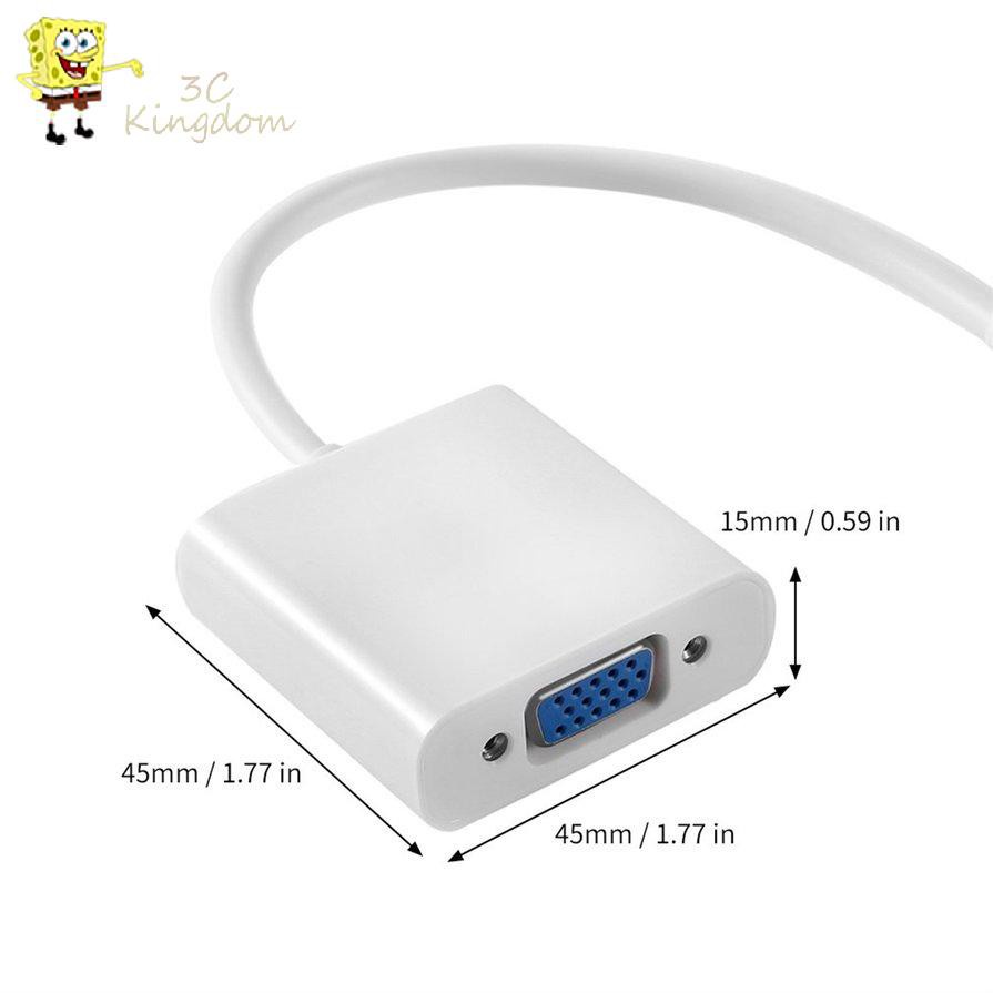 Cáp Chuyển Đổi Mini Displayport Sang Vga Cho Apple Macbook Pc M-Vga X3Ckingdomx