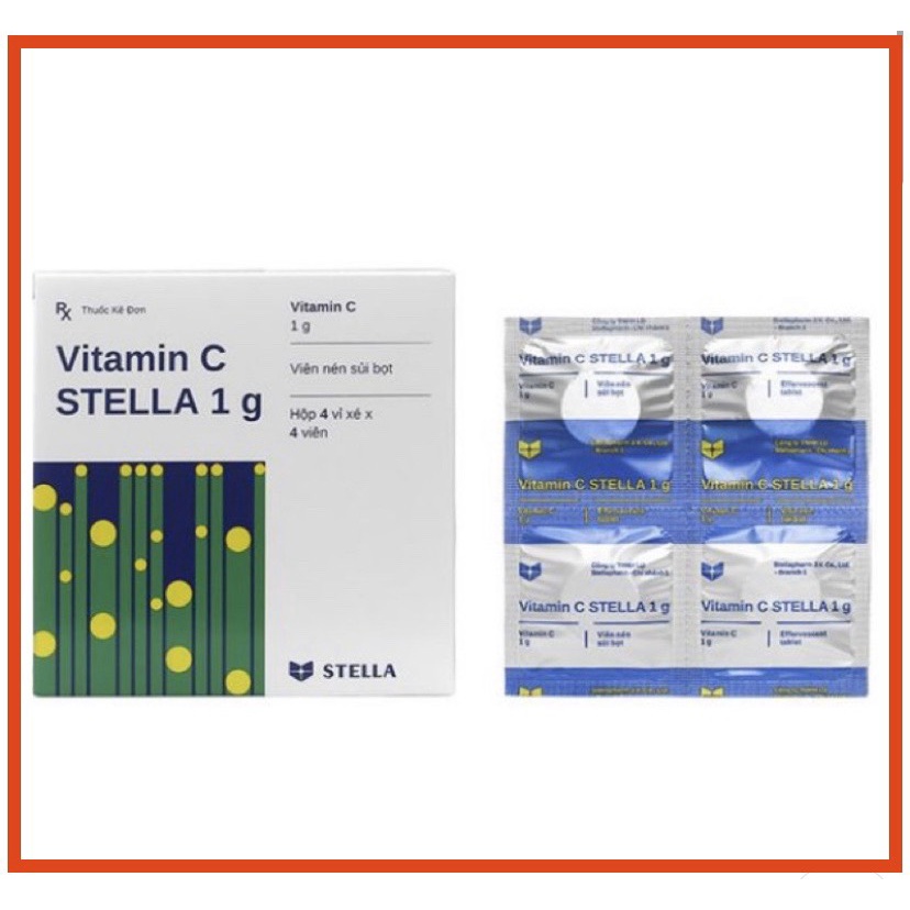 VITAMIN C - VIÊN SỦI BỔ SUNG VITAMIN C - TYPE 10 VIÊN.
