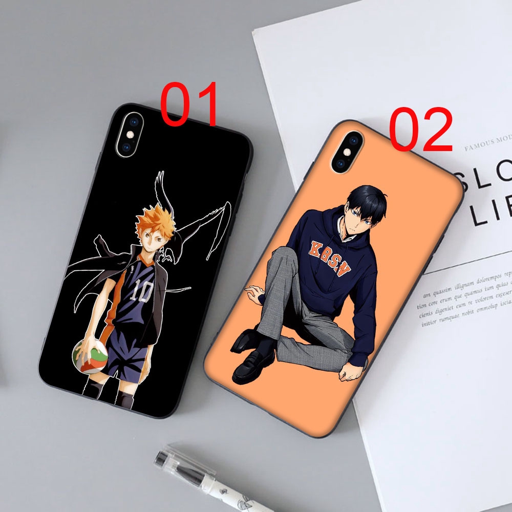 Ốp điện thoại mềm họa tiết haikyuu dành cho iPhone 5 5s 6 6s Plus 7 8 SE