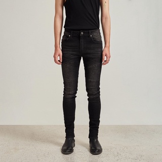 Quần jeans skinny nam co giãn Highway (Menswear) Clint ghi mài