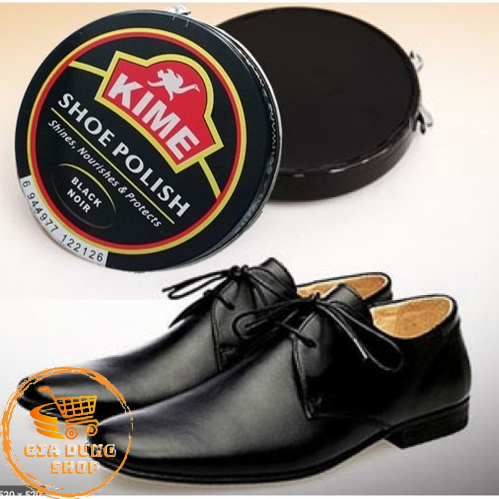 Xi Đánh Giày Chính Hãng KIME Dạng Sáp Màu Nâu, Đen
