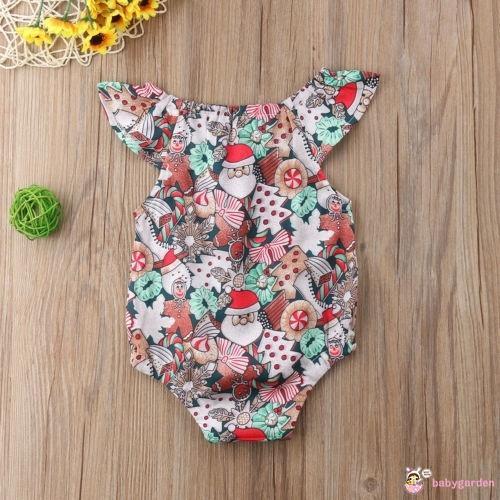 Bộ Bodysuit Một Mảnh Tay Cánh Tiên Hoa Dễ Thương Cho Bé Sơ Sinh