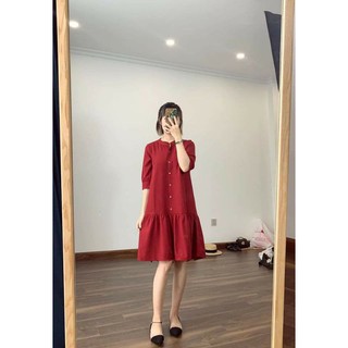 váy suông đuôi cá 💓 ảnh thật 💓 đầm suông đuôi cá đẹp
