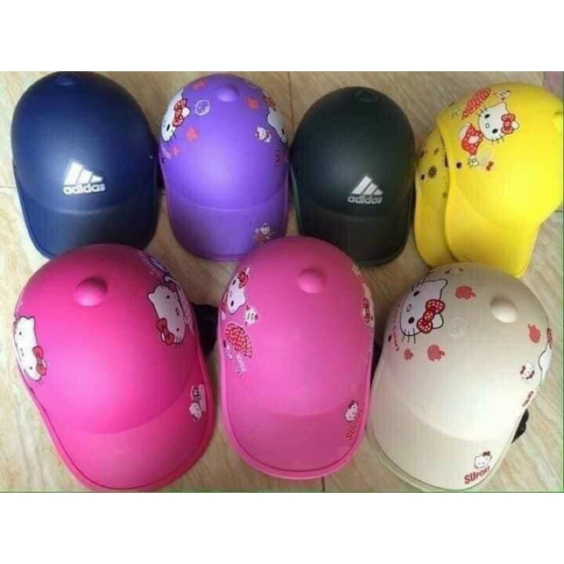 MŨ BẢO HIỂM LƯỠI TRAI NHIỀU HÌNH NAM NỮ THỜI TRANG