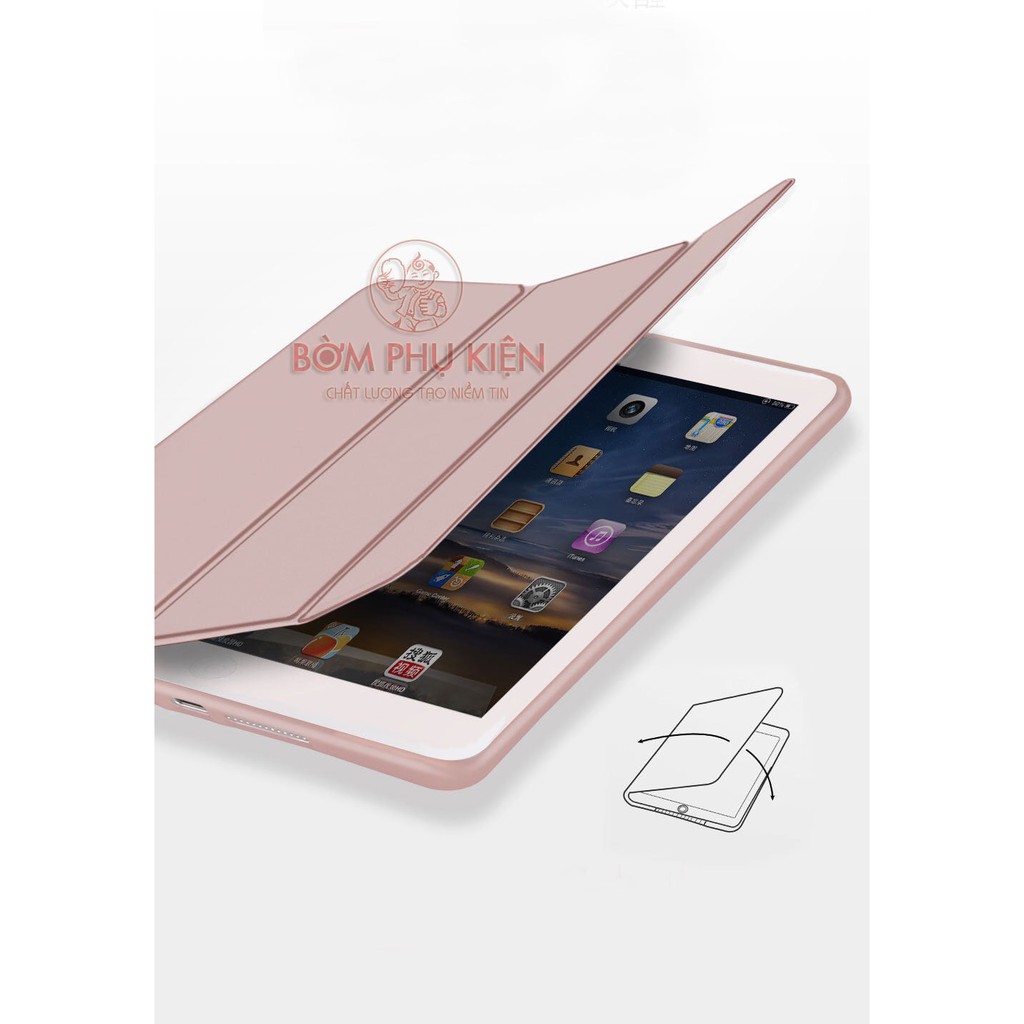 Bao da cao cấp Silicone dẻo dành cho iPad Air/air 2 | BigBuy360 - bigbuy360.vn
