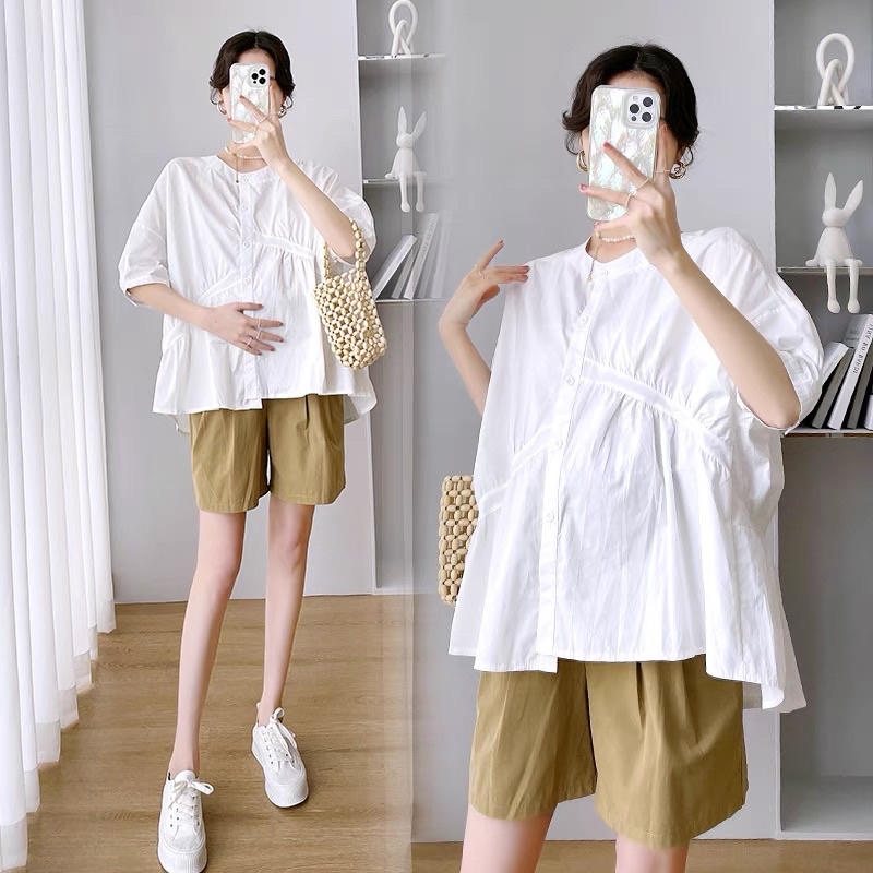 Áo quần -bộ đồ bầu mặc hè đẹp hàng quảng châu