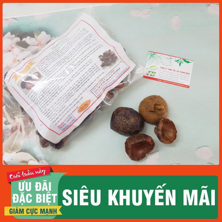 Vỏ Măng Cụt Khô 1Kg - Hàng Sấy Khô Đạt Chuẩn