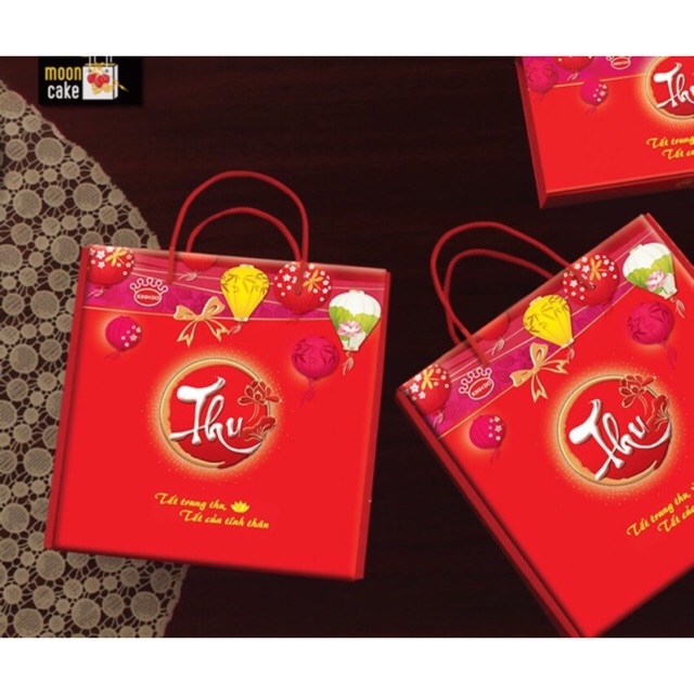 COMBO 4 bánh trung thu kinh đô 1 trứng150gr 4vị bánh mặn