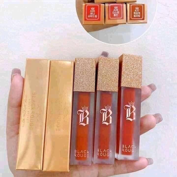 Son kem HANDMADE A37 đỏ nâu gạch ( thiết kế son BLack ver7 ) | BigBuy360 - bigbuy360.vn