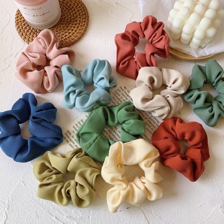 DÂY CỘT TÓC SCRUNCHIES MÀU TRƠN ĐẸP