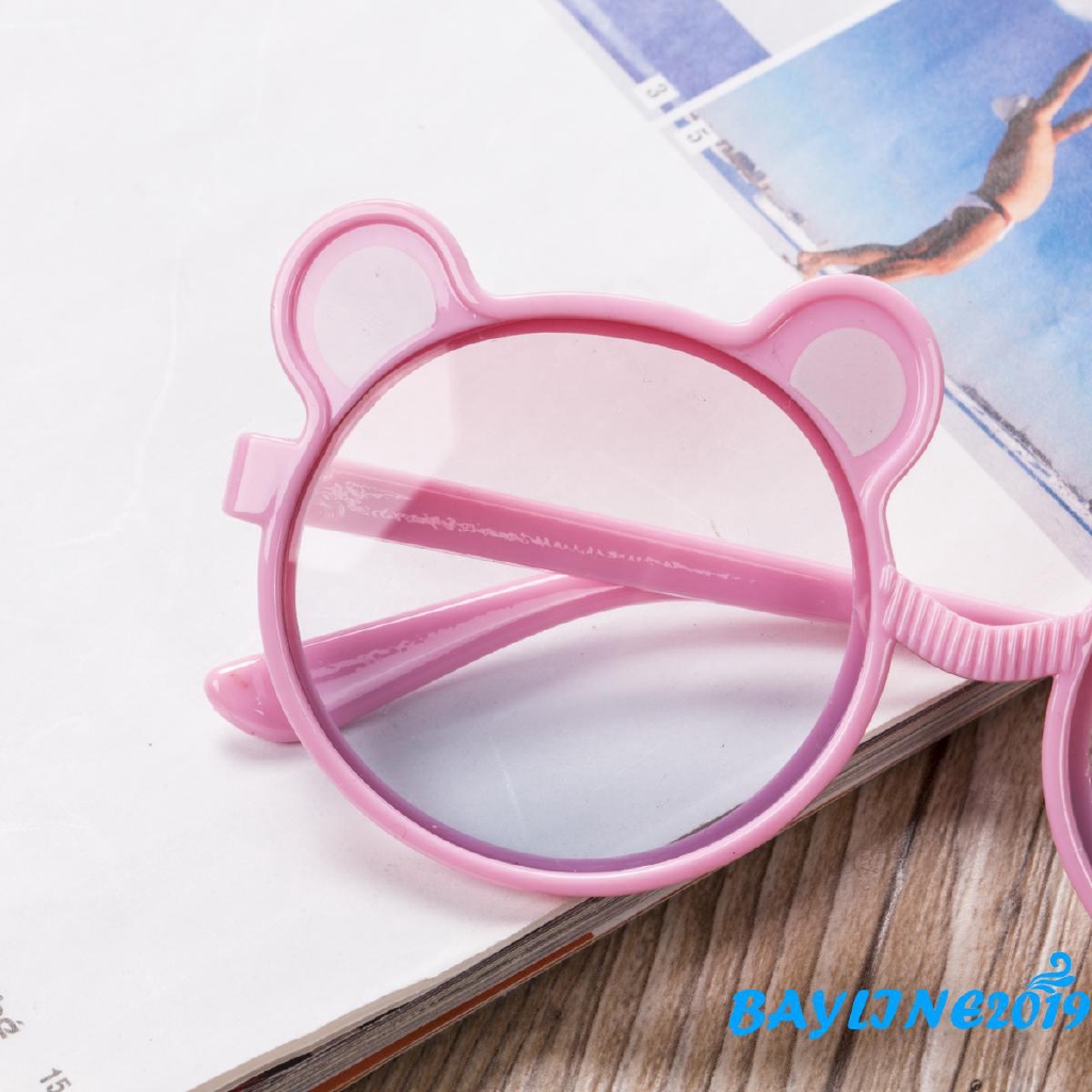 Kính mát hình gấu dễ thương chống UV cho bé