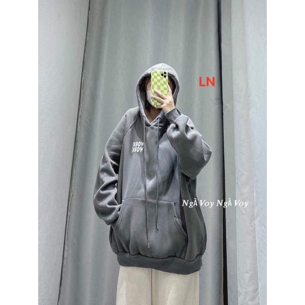 Áo hoodie logo WORK TH6