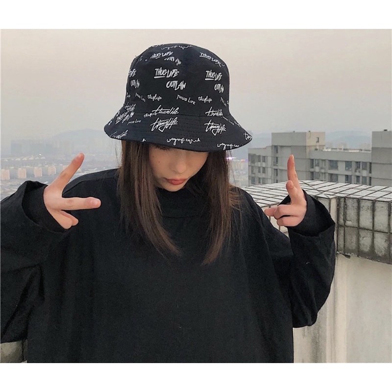 MŨ BUCKET THỜI TRANG NAM /NỮ- IN FULL THUGLIFE