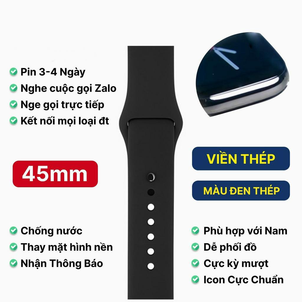 Đồng hồ thông minh WATCH 8, Smartwatch Nghe gọi, Theo dõi Sức khỏe, Chống nước, Nhận thông báo dùng cho Nam nữ