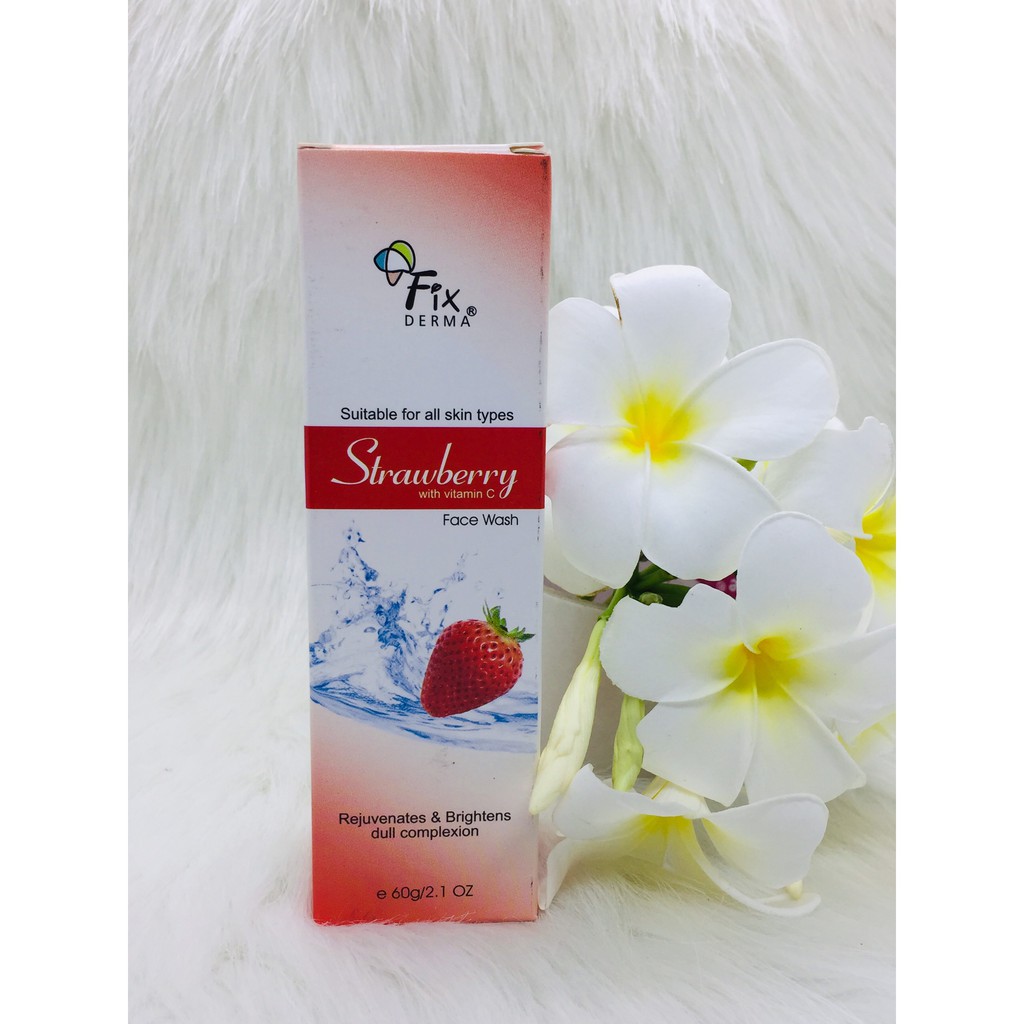 SỮA RỬA MẶT FIXDERMA STRAWBERRY FACE WASH 60G