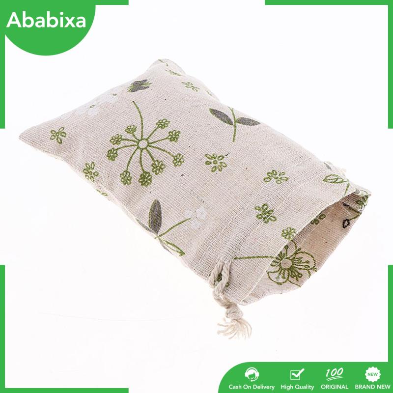 [Ababixa] Túi Dây Rút Đựng Đồ Trang Điểm Bằng Vải Bố Tự Nhiên Đa Dạng