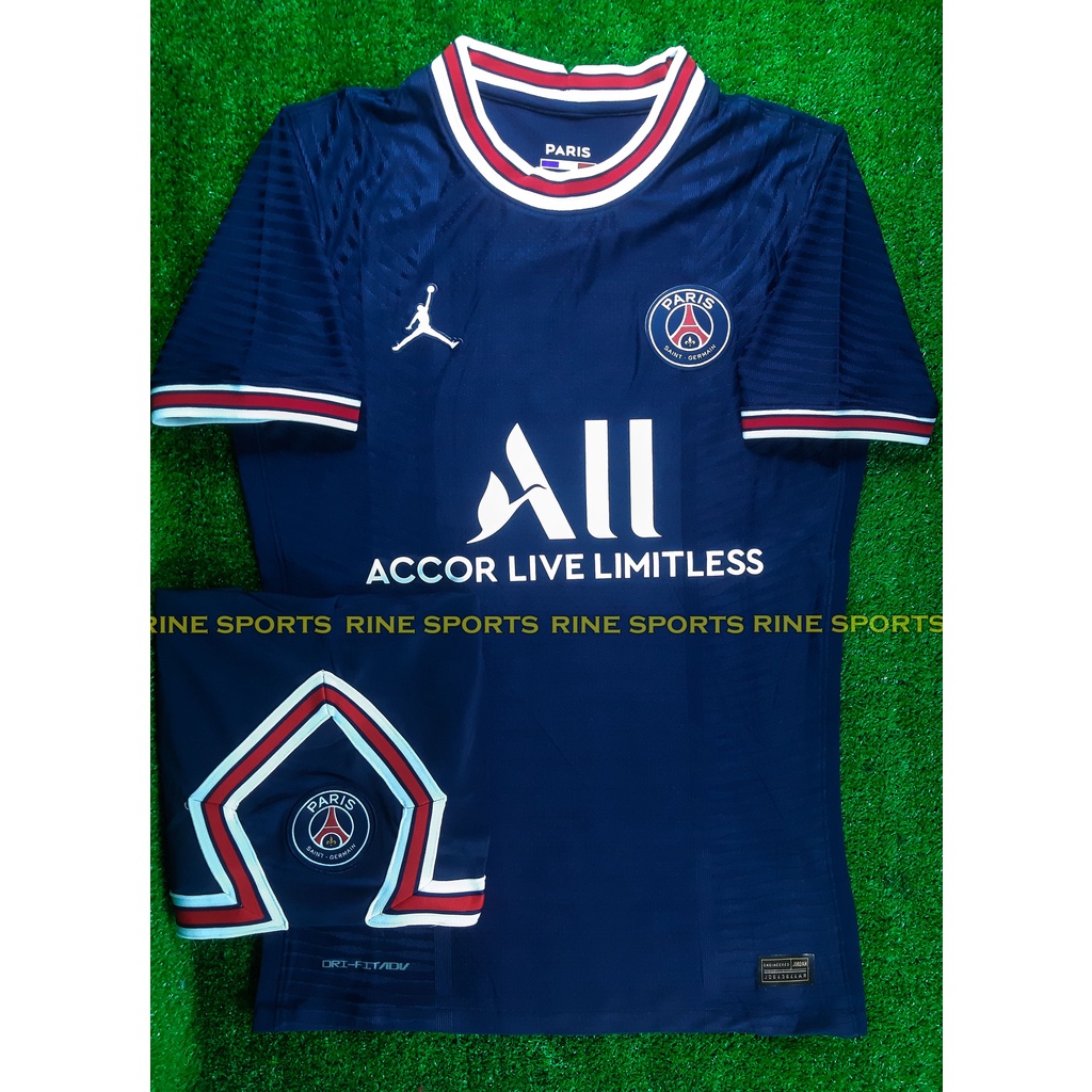 Hàng Thailand Bộ áo bóng đá PSG Sân nhà Super bodyfix Thailand mùa giải 2021-2022 Giống thi đấu