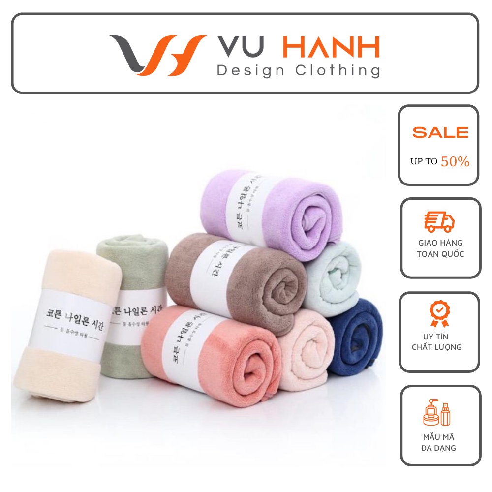 Khăn Tắm Lông Cừu Hàn Quốc Cao Cấp Combo 3 Cái | Shop Vũ Hạnh