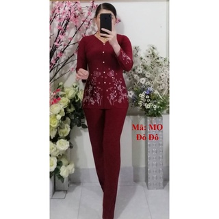 Bộ bà ba hoa đá ống ôm - sô 5
