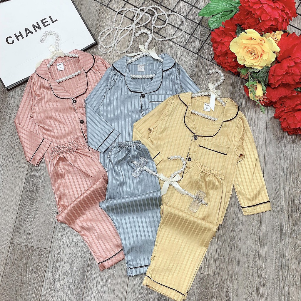 Bộ pijama gấm Thượng Hai đẳng cấp cho bé trai bé gái - BPK