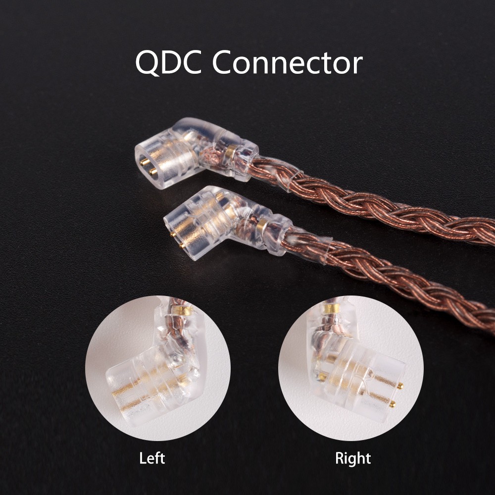 Yinyoo 16 Core High Purity Copper Cable MMCX/2PIN/QDC TFZ FOR KZ ZS10 Pro AS10 AS16 ZSN PRO C12 TRN