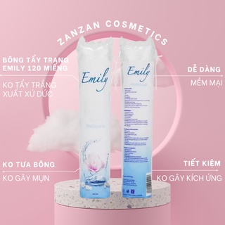  Bông tẩy trang Emily 120 miếng 