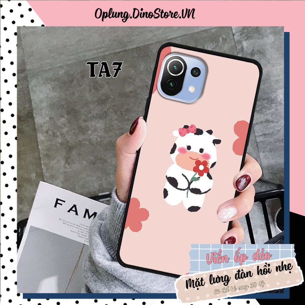 Ốp lưng điện thoại Xiaomi Mi 11 - Mi 11 Lite - Mi 11T 5G - Mi 11T Pro 5G - Ốp Xiaomi in họa tiết bò sữa siêu đáng yêu.