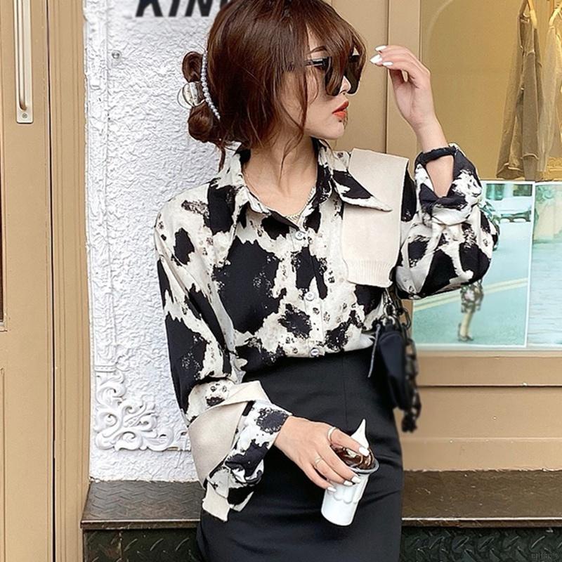 Áo Sơ Mi Nữ Tay Dài Màu Sắc Thanh Lịch